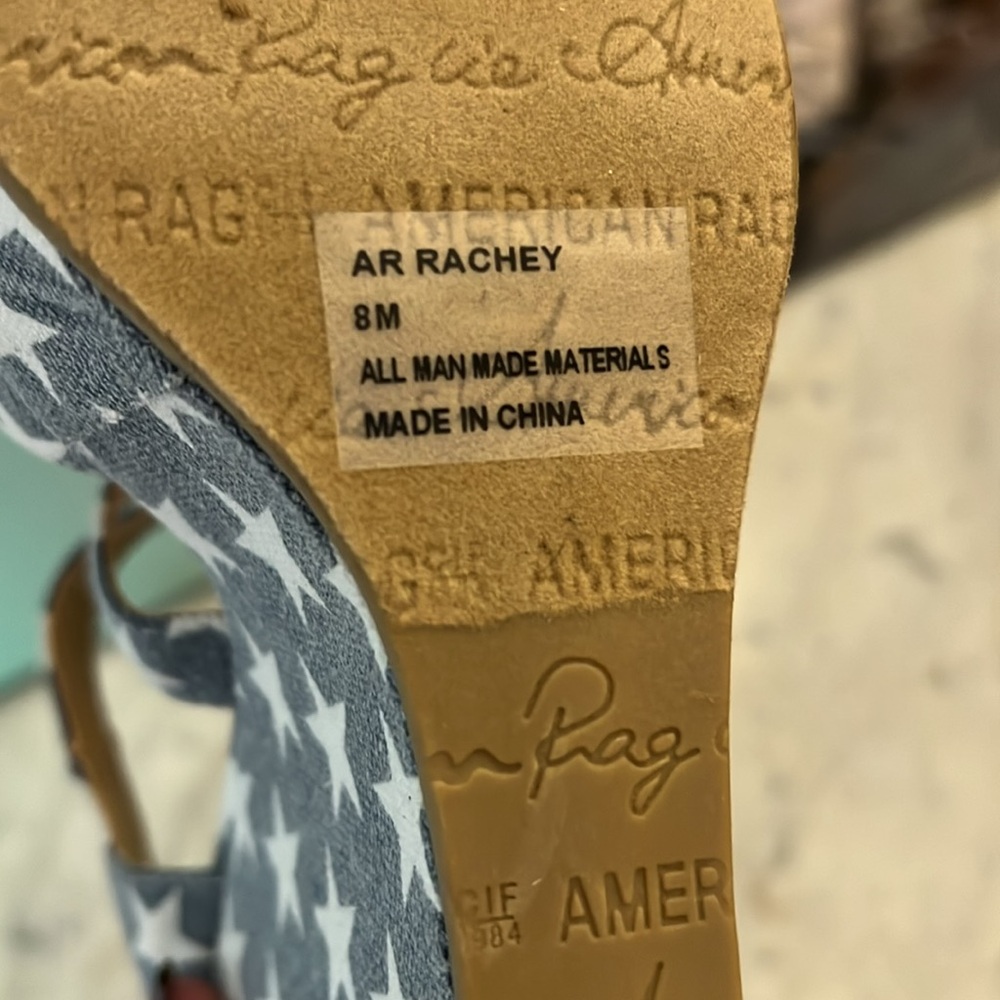 NEW Condition American Rag Rachey American Star Wedges! - Picture 11 of 11